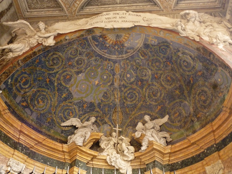 batisterio catedral roma mosaico antigo - Este batistério da Catedral de Roma que você nunca ouviu falar