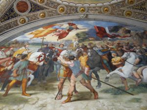 visita guiada vaticano salas rafael 2 300x225 - Salas de Rafael, Sal&atilde;o de Le&atilde;o Magno