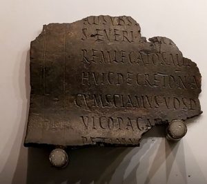 Decreto imperial, bronze, Termas de Diocleciano lastra decreto imperial bronze termas diocleciano 300x267 - Decreto imperial, bronze, Termas de Diocleciano
