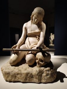 Madalena em penitência e "Amorino" ao fundo, Canova madalena Amorino mostra canova roma 1 225x300 - Madalena em penitência e "Amorino" ao fundo, Canova